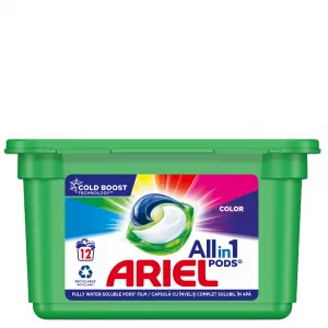 DETERGENT ARIEL GEL CAPSULA COLOR PODS 12*23.8G