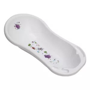 Cadita bebe, 100x51x31 cm, Hippo White