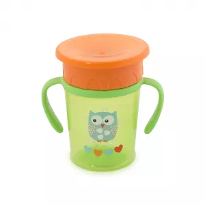 Cana de tranzitie, 12 luni+, 270 ml, All Around Cup 360 grade, multicolor