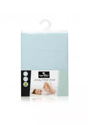 Cearsaf pat jersey, 60 x 120 cm Blue