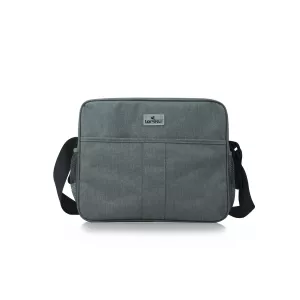 Geanta accesorii bebe, compartimentata, Grey
