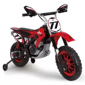 Motocicleta electrica pentru copii, Injusa, Thunder Max VX, 12V, frana electrica, 3 Ani+