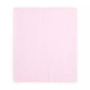Paturica crosetata din bumbac, 75x100 cm, Pink