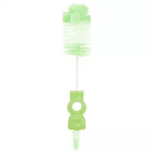 Perie de curatat biberoane, tetine si cani, Green