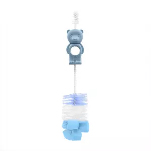 Perie de curatat biberoane, tetine si cani, Light Blue