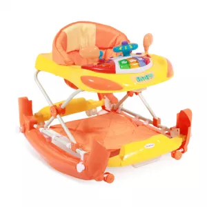 Premergator leagan, W1224CE, cu eurobaza, sezut complet reglabil, Orange