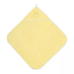 Prosop bebe cu gluga, 80x80 cm, Yellow