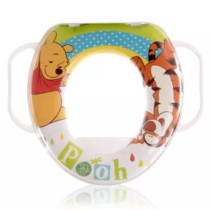 Reductor moale pentru toaleta, Disney, cu manere, Winnie the Pooh White