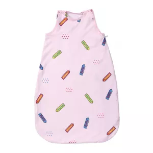 Sac de dormit de iarna, 85 cm, bumbac ranforce, Traveling Pink