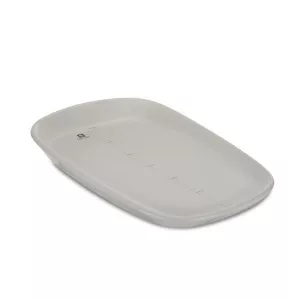 Saltea de infasat din spuma poliuretanica moale, Lulu, suprafata gradata, antialunecare, impermeabila, 43 x 10 x 68 cm, Grey