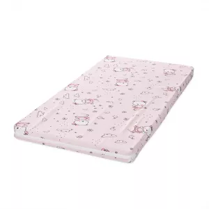 Saltea pat Classic, 60 x 120 x 6 cm, spuma elastica, Pink Ballerina Bear