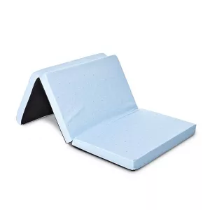 Saltea pliabila de voiaj, 60x120x5 cm, spuma elastica, Blue Sky