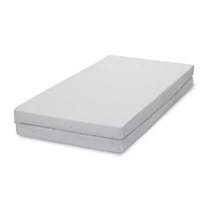 Saltea pliabila pentru tarc copii, Classic, 94 x 94 x 5 cm, din spuma, Sky Grey