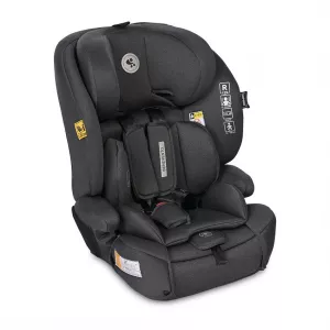 Scaun auto Benevento, Isofix, i-Size, 15 luni-12 ani, 76-150 cm, Negru Jasper