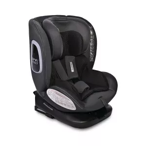 Scaun auto Phoenix, i-Size, Isofix, rotativ, de la 0 luni pana la 12 ani, 40-150 cm, Negru Jasper