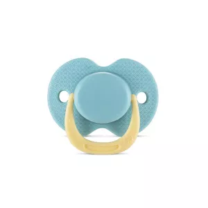Suzeta cu capac, silicon moale, 0 luni+, Aqua Blue