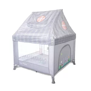 Tarc de joaca tip casuta, My Place, 100 x 100 x 125 cm, Grey