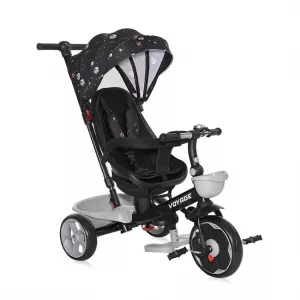 Tricicleta pentru copii, Voyage, cu sezut reversibil, 1-5 Ani, Black Cosmos