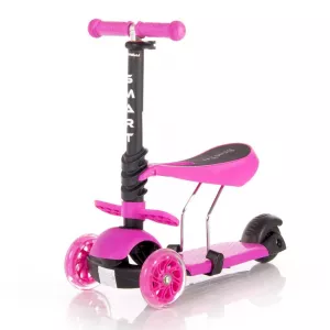 Trotineta pentru copii, Smart, Pink