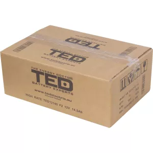 Acumulator 12V High Rate, Dimensiuni 151 x 98 x 95 mm, Baterie 12V 14.5Ah F2, TED Electric TED002792