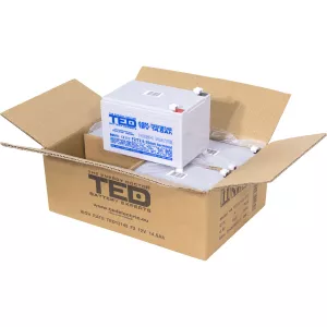 Acumulator 12V High Rate, Dimensiuni 151 x 98 x 95 mm, Baterie 12V 14.5Ah F2, TED Electric TED002792