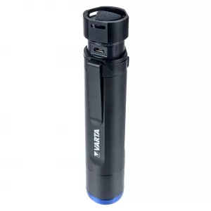 Lanterna RESIGILATA cu acumulator 6W CREE F20R si acumulator, 400lm metalica IPX4, 18900 Varta