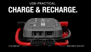Robot Pornire Auto, Jump Starter Auto 12V Portabil, Curent Pornire 4250A Litiu-Ion, Noco Boost GBX155
