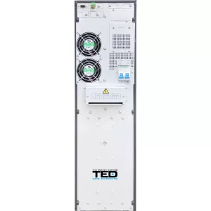 UPS Online 10kVA/10kW Monofazat cu Dublă Conversie, Undă Sinusoidală Pură, Transfer Instant, Ecran LCD, Include 16 Acumulatori 12V/9Ah, TED Electric