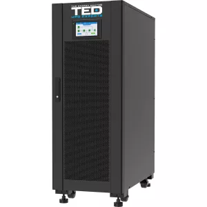 Online Dubla Conversie - UPS Online 100kVA/100kW Trifazic 3/3, Dublă Conversie cu Ecran LCD, Undă Sinusoidală Pură și Intrare/Ieșire Regletă, Management LCD, TED Electric, globstar.ro