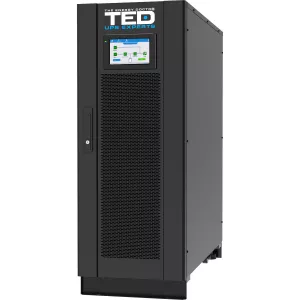 Online Dubla Conversie - UPS Online 60kVA/60kW Trifazic 3/3, Dublă Conversie cu Ecran LCD, Undă Sinusoidală Pură și Intrare/Ieșire Regletă, Management LCD, TED Electric, globstar.ro