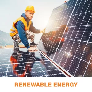 Renewable energy comes from natural sources: sunlight, wind, water, tides, or plants. These energy sources can be renewed naturally and therefore green energy has a much smaller negative impact on the environment.