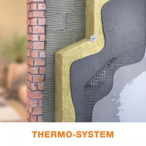 The external thermal insulation systems of the facades ensure exceptional thermal comfort throughout the year and reduce losses (up to 30%) and the necessary costs for heating and cooling buildings.