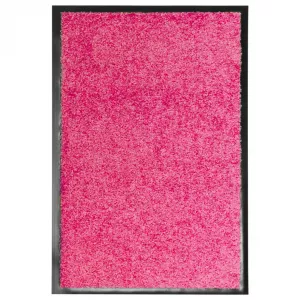 Covoraș de ușă lavabil, roz, 40 x 60 cm