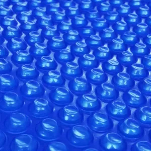 Folie solară plutitoare piscină, rotundă, PE, 250 cm, albastru