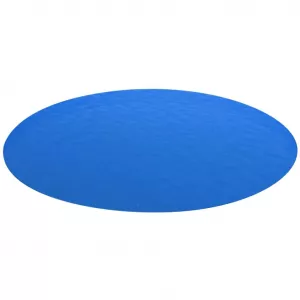 Folie solară rotundă din PE pentru piscină, 549 cm,  albastru