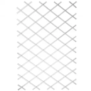 Nature Gard de grădină tip Trellis, 50 x 150 cm PVC, alb, 6040701