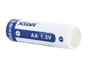 Li-Ion - Acumulator Li-Ion 1.5V AA R6 2000mAh, Dimensiuni 14.5 x 50 mm Bulk X-tar, globstar.ro
