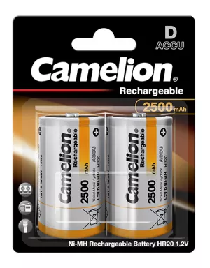 Baterie Reincarcabila Camelion D LR20 Acumulatori Preincarcati Ni-MH 1.2V 2500mAh Blister 2