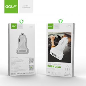 Alimentator Incarcator de la auto la 2x USB-A 2.1A + 1x USB-A 1A GF-C11 Golf