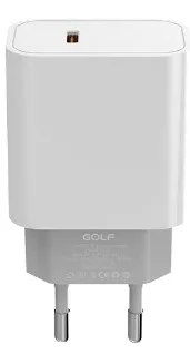 Alimentator Incarcator de la Retea la 1x USB tip C PD 30W Alb, Golf GF-U32