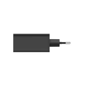 Alimentator Incarcator de la Retea la 3x USB FastCharge: USB-A + 2x USB tip C PD 65W Negru, Golf GF-U65