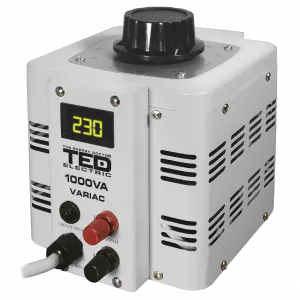 Autotransformator Variabil, Tensiune Reglabila de Iesire 0-300V 1000VA, TED Electric