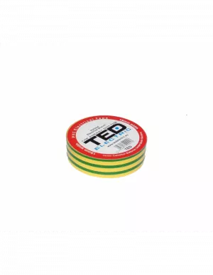 Banda izolatoare 10m x 19mm Galben-Verde, TED