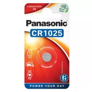 Baterie Litiu 3V CR1025 30mAh, Dimensiuni 10 x 2.5 mm Panasonic Blister 1