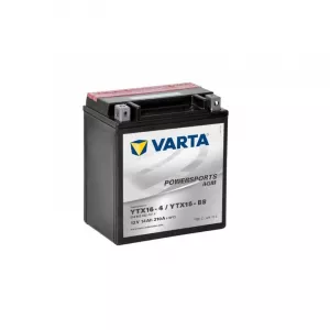 Baterie Moto 12V 14Ah, Pornire 210A, Dimensiuni 150 x 87 x 161 mm Varta AGM Borna+ Stanga 514902022 514902021