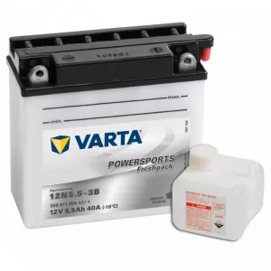 Baterie Moto 12V 5.5Ah, Pornire 55A, Dimensiuni 136 x 61 x 131 mm Varta Freshpack Borna+ Dreapta 506011004