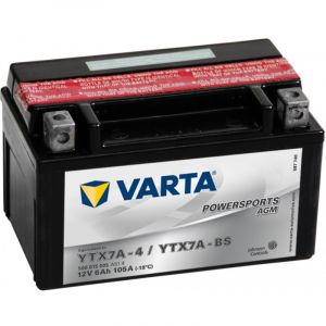 Baterie Moto 12V 6Ah, Pornire 105A, Dimensiuni 151 x 88 x 94 mm Varta AGM Borna+ Dreapta 506015005