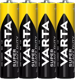 Baterii AAA LR3 1.5V Varta Super Heavy Duty Bulk 4