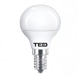 Bec LED E14, 7W 6400K P45 530lm, TED