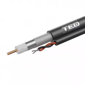 Cablu coaxial RG6 CCS  CCA, rola 305m, TED